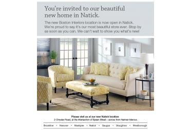 Our beautiful new Natick store opens today!