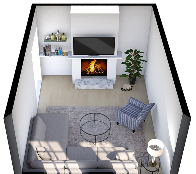 Room 4 L sectional sofa